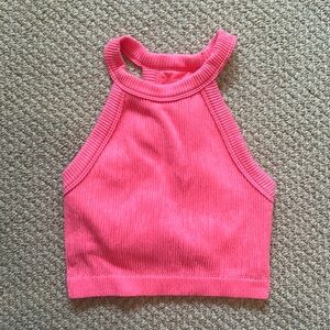 Neon pink tank
